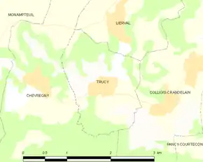 Poziția localității Trucy