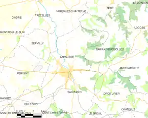 Poziția localității Lapalisse