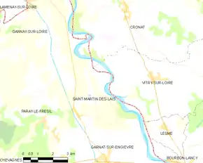 Poziția localității Saint-Martin-des-Lais