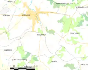 Poziția localității Saint-Prix