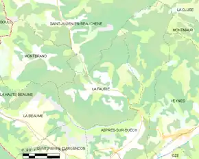 Poziția localității La Grave