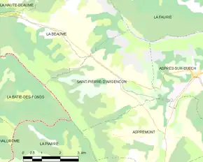 Poziția localității Saint-Michel-de-Chaillol