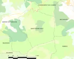 Poziția localității Saint-Maurice-en-Valgodemard