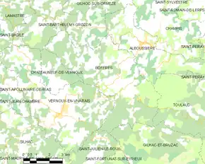 Poziția localității Boffres