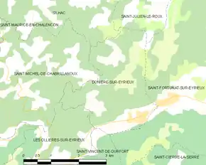 Poziția localității Dunière-sur-Eyrieux