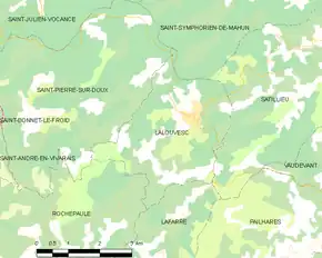 Poziția localității Lalouvesc