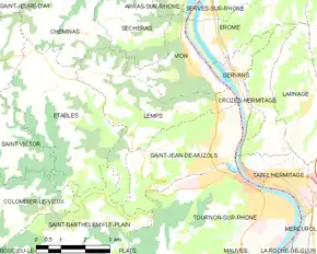 Poziția localității Lemps