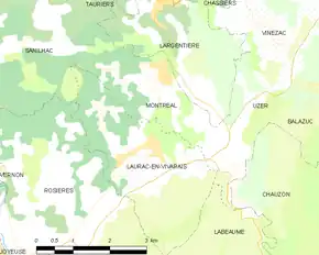 Poziția localității Montréal