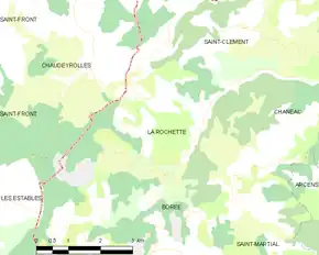 Poziția localității La Rochette