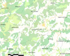 Poziția localității Saint-Félicien