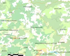 Poziția localității Saint-Jean-Roure