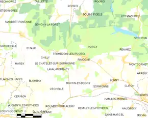 Poziția localității Le Châtelet-sur-Sormonne