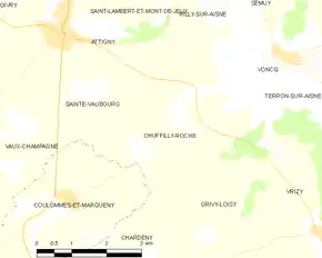 Poziția localității Chuffilly-Roche