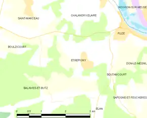 Poziția localității Étrépigny