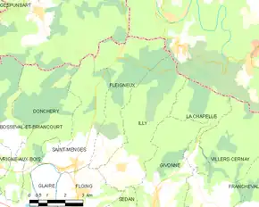 Poziția localității Fleigneux