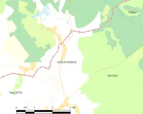 Poziția localității Gué-d'Hossus