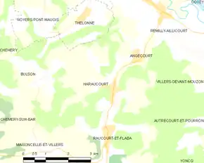Poziția localității Haraucourt