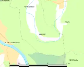 Poziția localității Haulmé