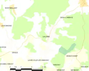 Poziția localității Lalobbe