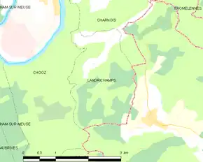 Poziția localității Landrichamps