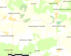 Poziția localității Maisoncelle-et-Villers