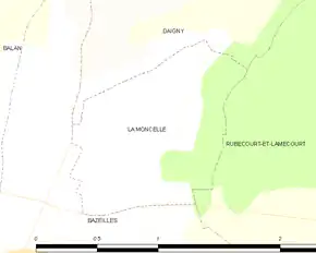 Poziția localității La Moncelle