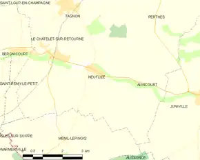 Poziția localității Neuflize