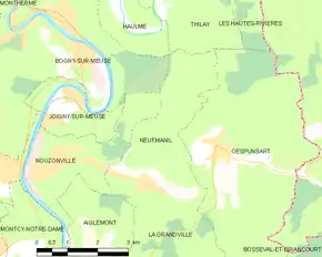 Poziția localității Neufmanil