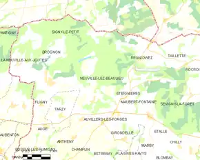Poziția localității Neuville-lez-Beaulieu