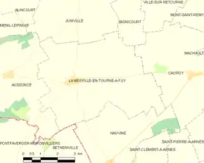 Poziția localității La Neuville-en-Tourne-à-Fuy