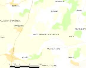 Poziția localității Saint-Lambert-et-Mont-de-Jeux