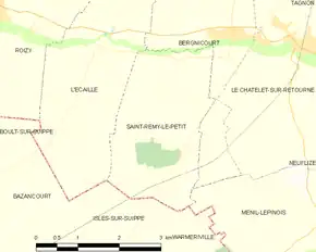 Poziția localității Saint-Remy-le-Petit