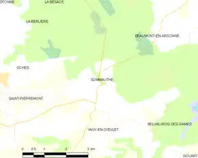 Poziția localității Sommauthe