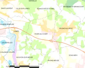 Poziția localității Vivier-au-Court
