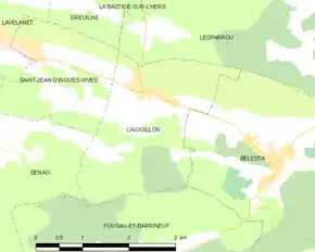 Poziția localității L'Aiguillon