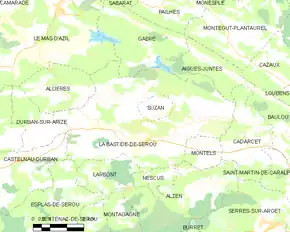 Poziția localității La Bastide-de-Sérou