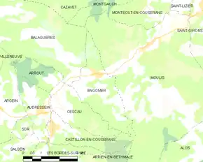 Poziția localității Engomer