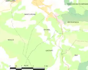 Poziția localității Eycheil