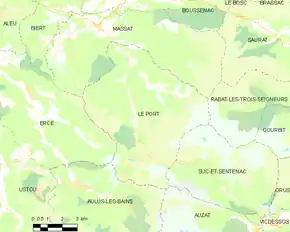 Poziția localității Le Port