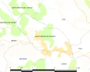 Poziția localității Saint-Pierre-de-Rivière