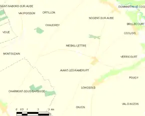 Poziția localității Avant-lès-Ramerupt