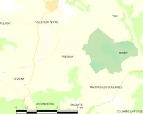 Poziția localității Fresnay