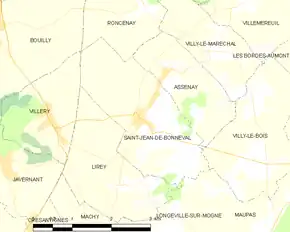 Poziția localității Saint-Jean-de-Bonneval