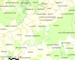 Poziția localității Saint-Phal