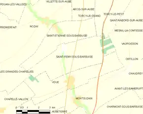 Poziția localității Saint-Remy-sous-Barbuise