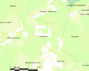 Poziția localității Davejean