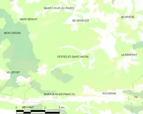 Poziția localității Festes-et-Saint-André