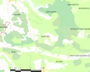 Poziția localității Villefort