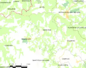 Poziția localității Espeyrac