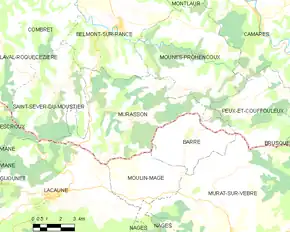 Poziția localității Murasson